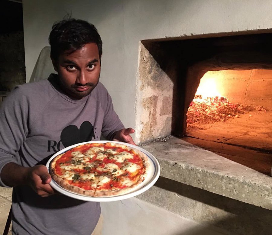 Stars Making Pizza Aziz Ansari