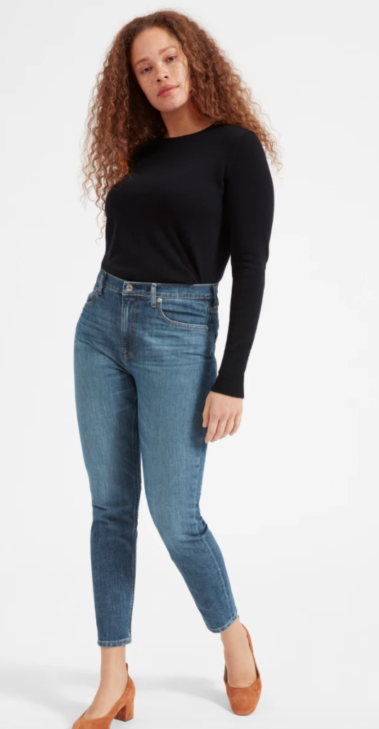 The High-Rise Skinny Jean (Mid Blue)