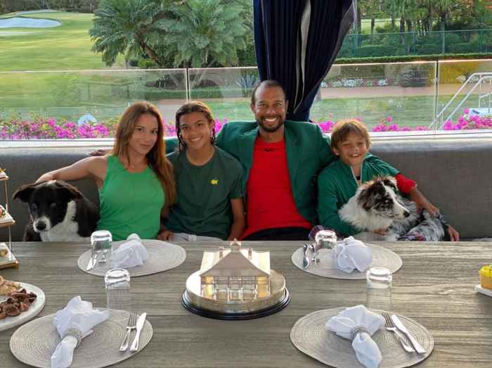 Tiger Woods Shares Rare Photo With Kids and Girlfriend Erica Herman