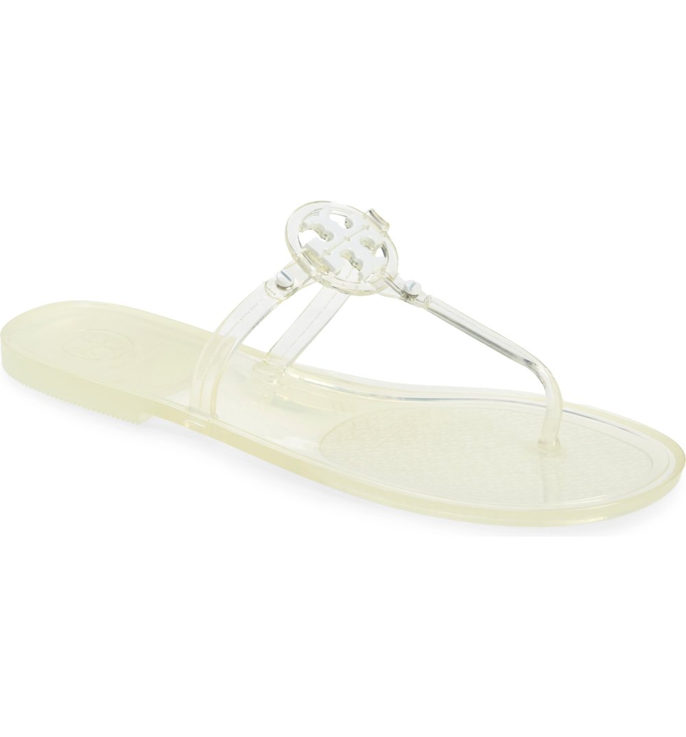 Tory Burch Mini Miller Sandal (Clear)