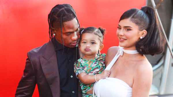 Travis Scott Hangs Out With Kylie Jenner, Daughter Stormi in Palm Springs Amid Quarantine