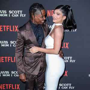 Travis Scott Spotted at Kylie Jenner Home