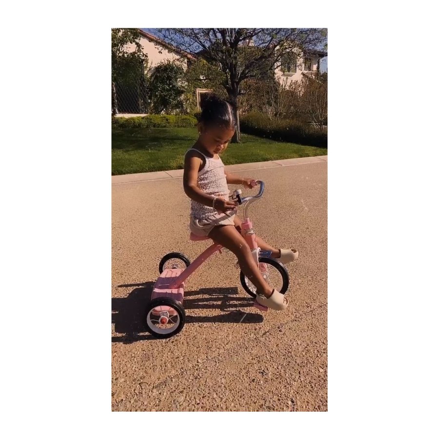 True Pink Tricycle Khloe Kardashian Instagram