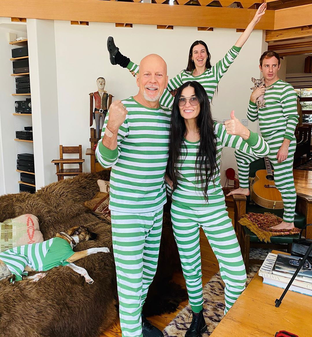 Two Peas in a Pod Tallulah Willis Instagram Demi Moore and Bruce Willis in Quarantine With Their Family