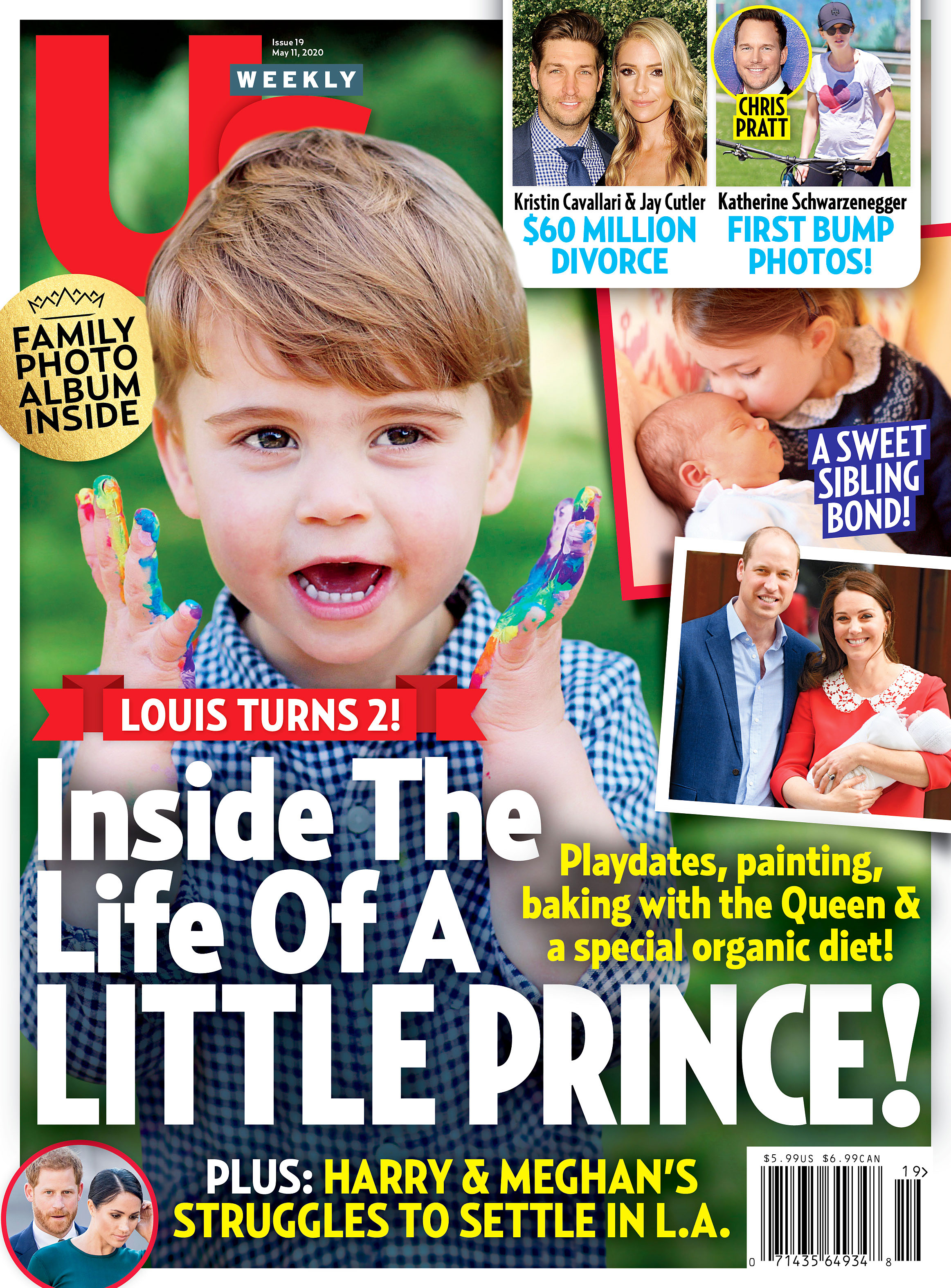 Us Weekly Cover Issue 19 Prince Louis Turns 2