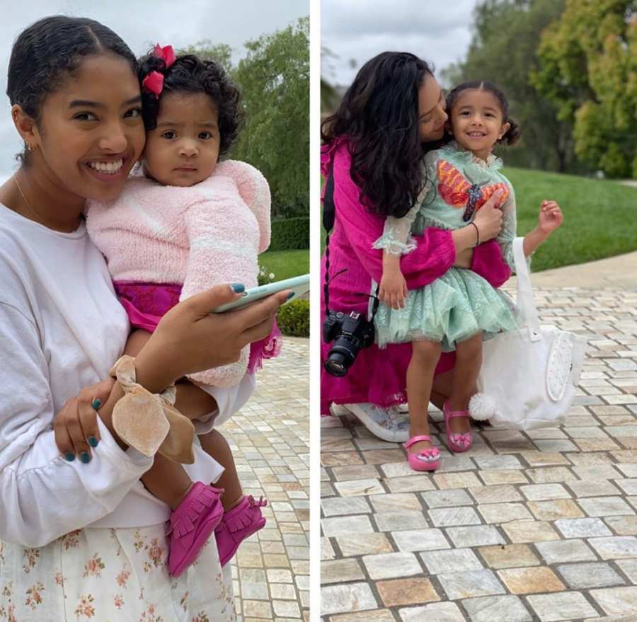 Vanessa Bryant kids Easter