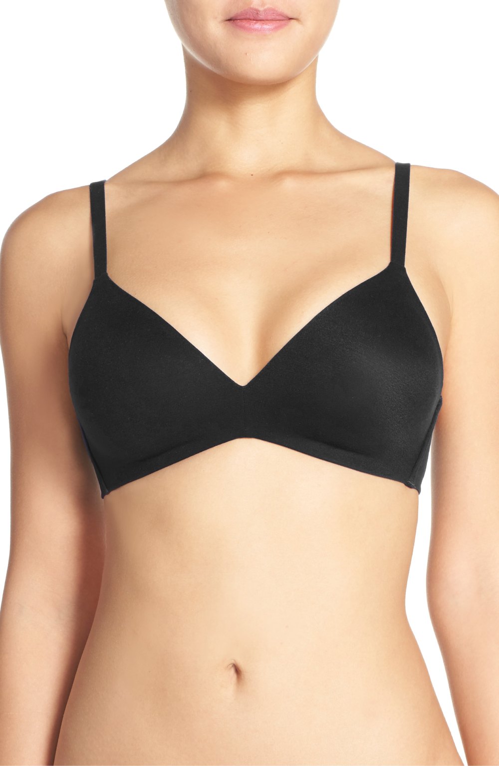 Wacoal How Perfect No-Wire Contour Bra (Black)