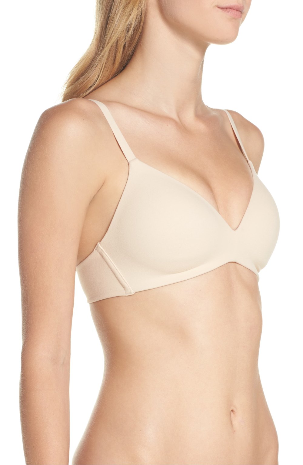 Wacoal How Perfect No-Wire Contour Bra (Naturally Nude)