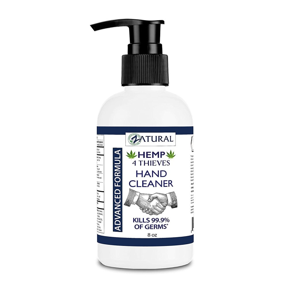 Zatural Hemp 4 Thieves Waterless Hand Cleaner