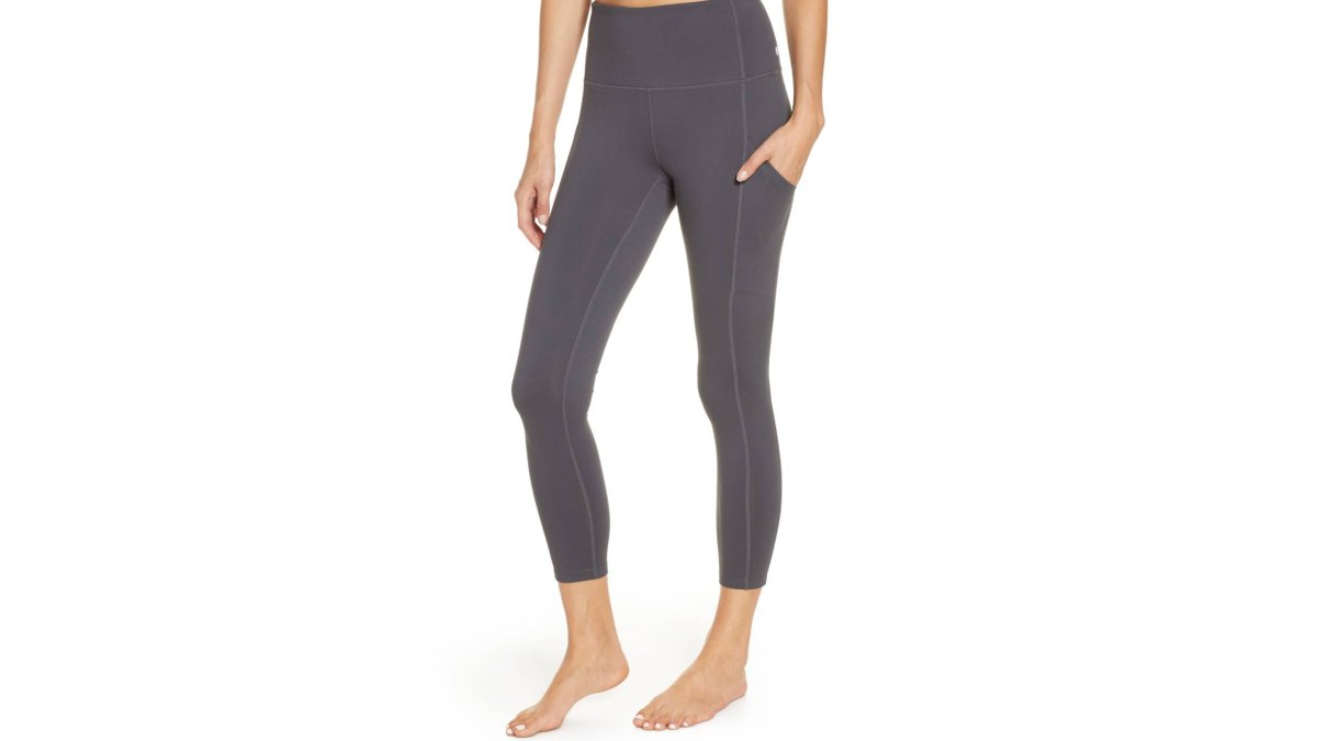 Zella Live In High Waist 7:8 Leggings (Grey Forged)
