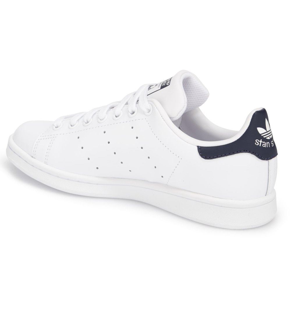 adidas Stan Smith Sneaker (White/ Navy)