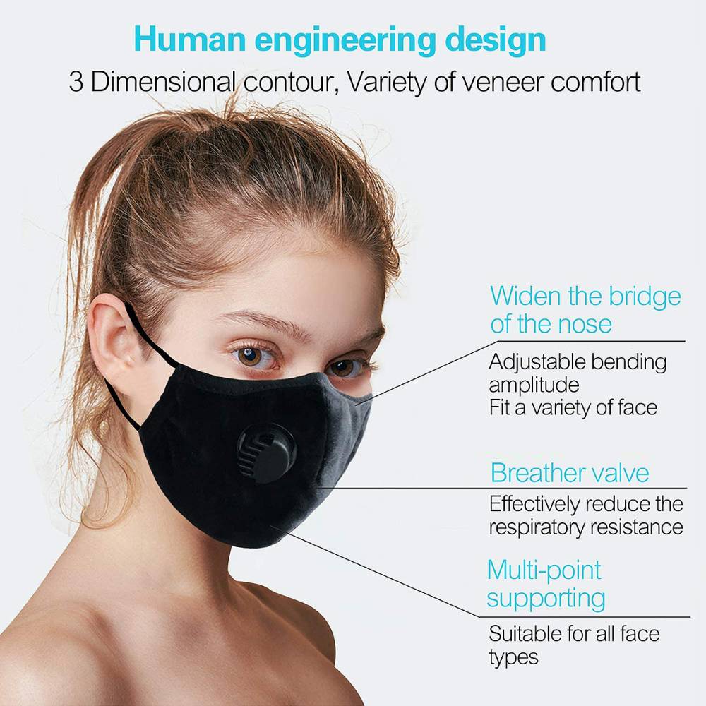 PM2.5 Activated Carbon Filter Masks