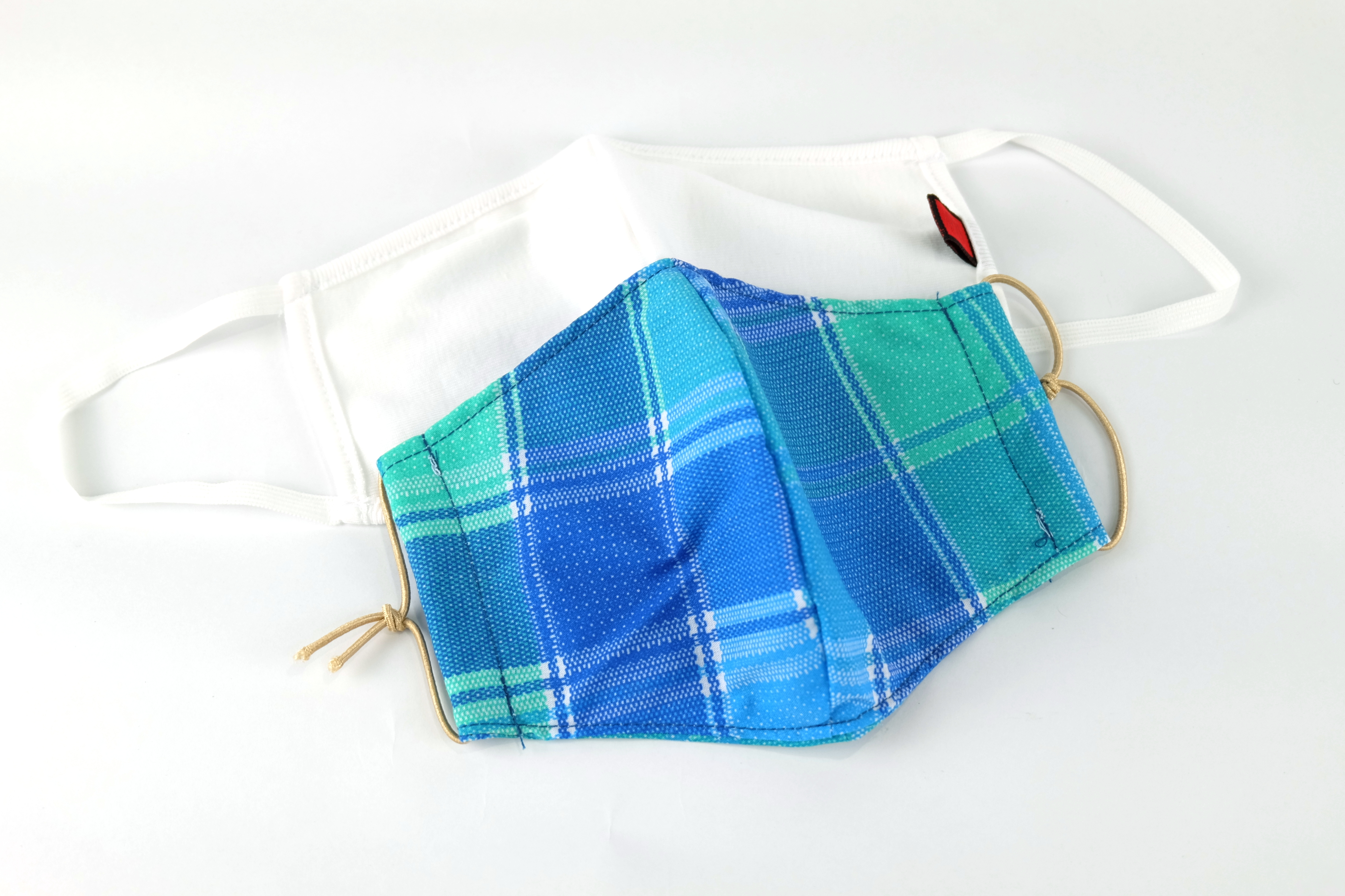 fabric face mask stock photo