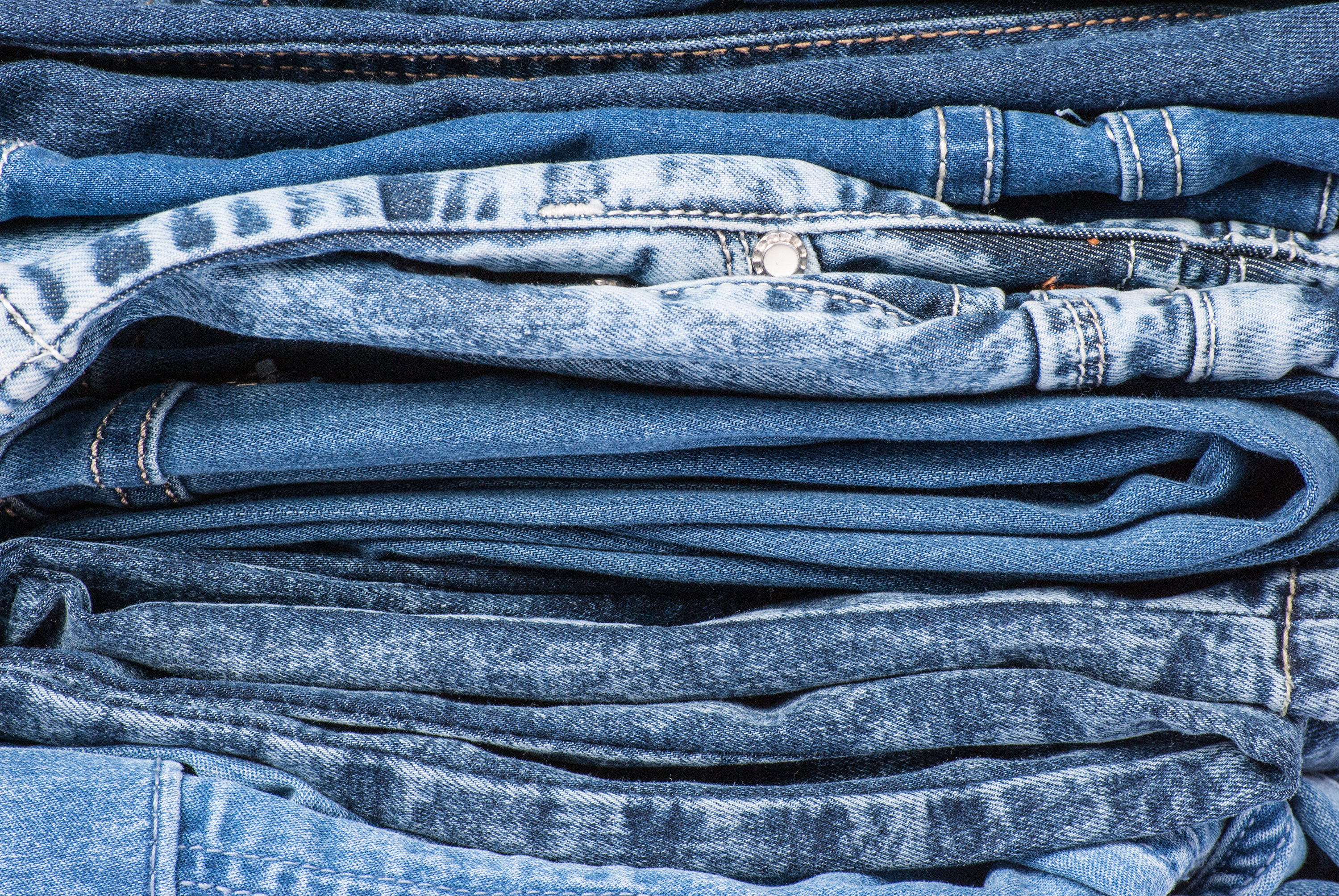 stacked jeans