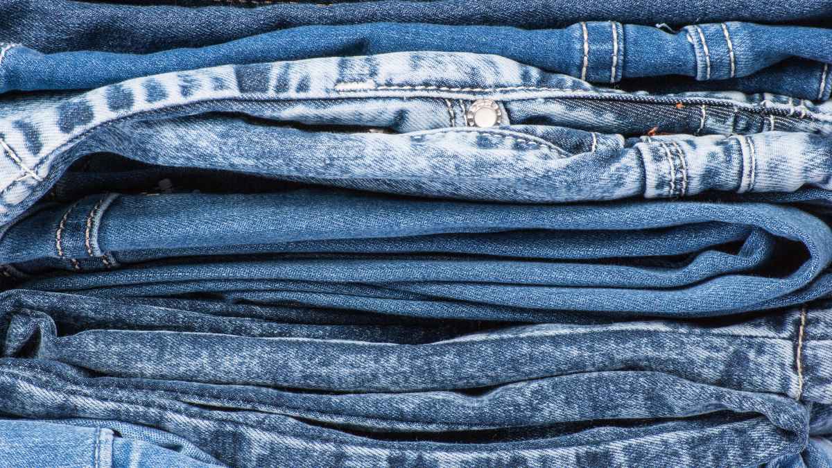 stacked jeans