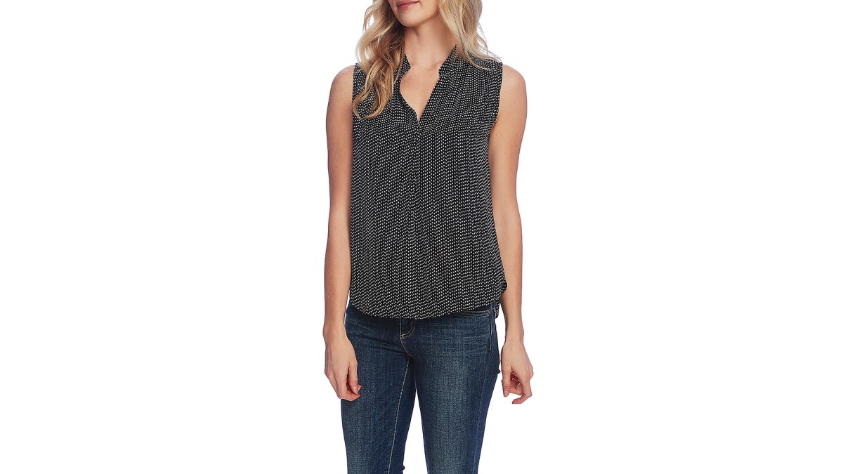 Vince Camuto Print Sleeveless Top