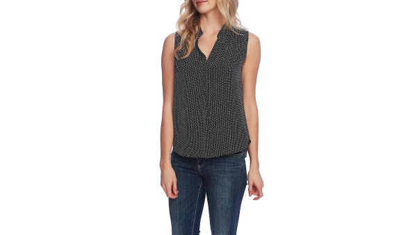Vince Camuto Print Sleeveless Top