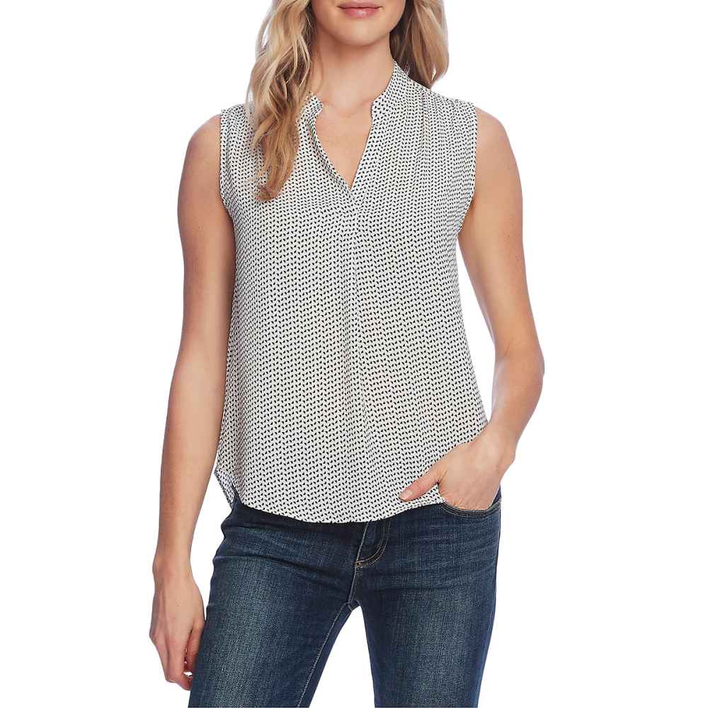 Vince Camuto Print Sleeveless Top