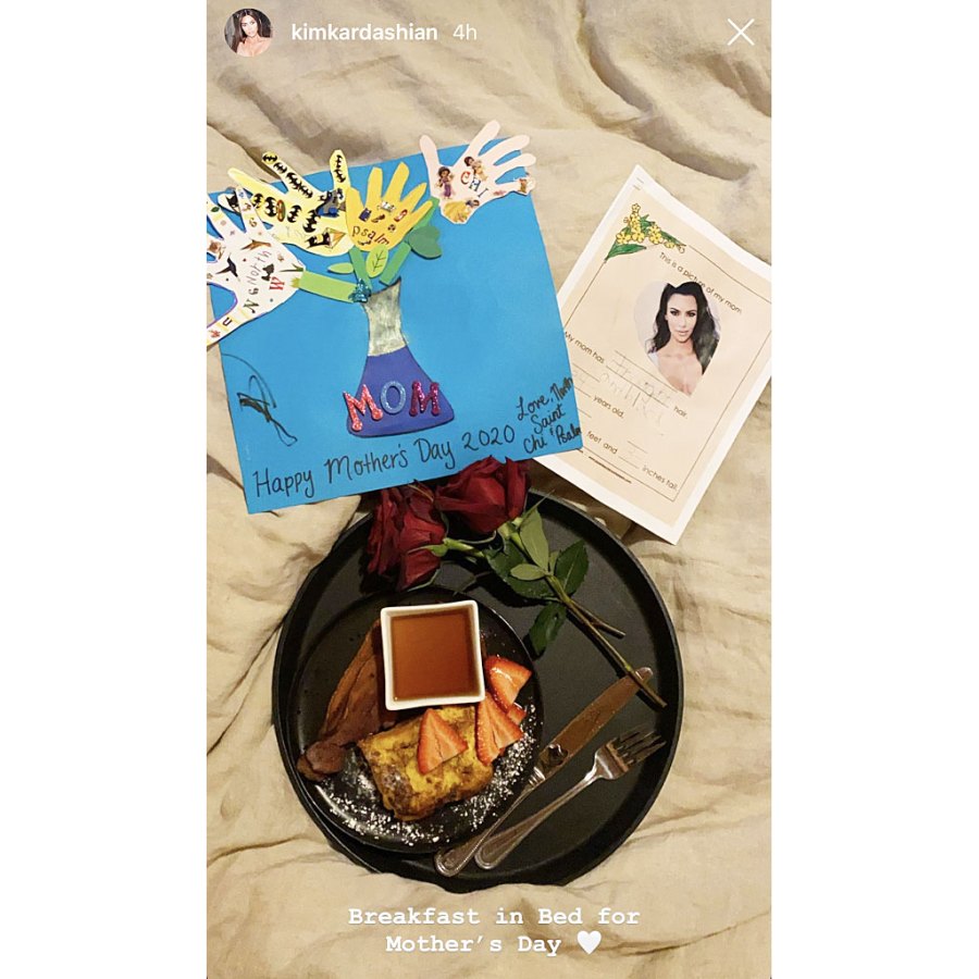 Kim Kardashian Mothers Day Eats See What Stars Ate to Celebrate