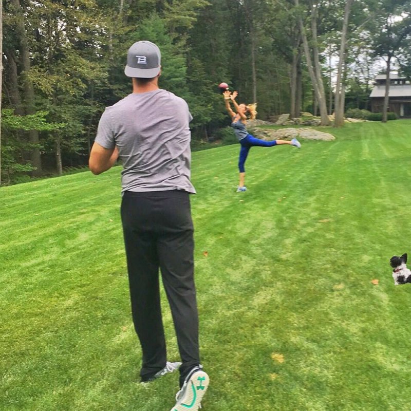 Gisele Bundchen and Tom Brady Celebrity Couples Working Out