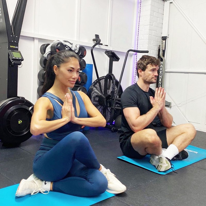 Nicole Scherzinger and Thom Evans Celebrity Couples Working Out