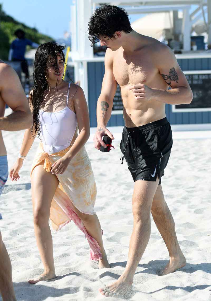 Camila Cabello and Shawn Mendes Celebrity Couples Working Out