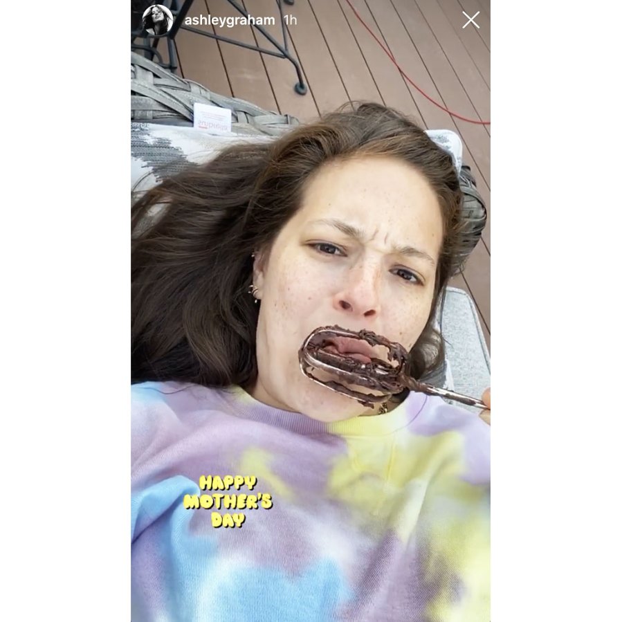 Ashley Graham Mothers Day Eats See What Stars Ate to Celebrate