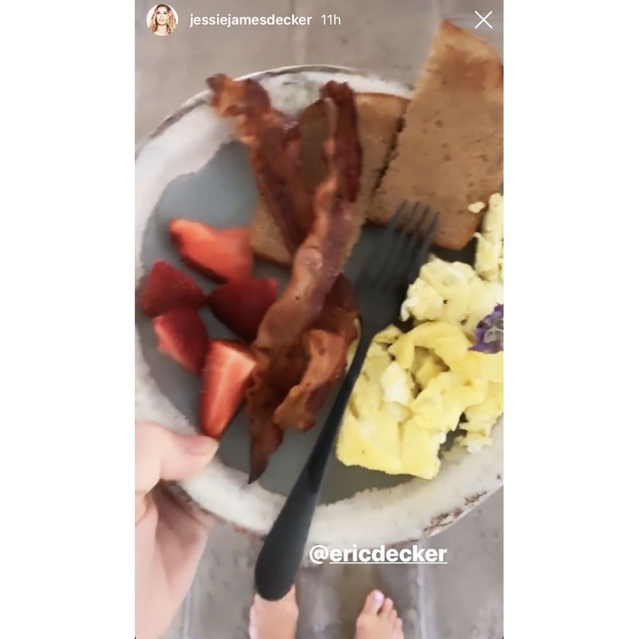 Jessie James Decker Mothers Day Eats See What Stars Ate to Celebrate