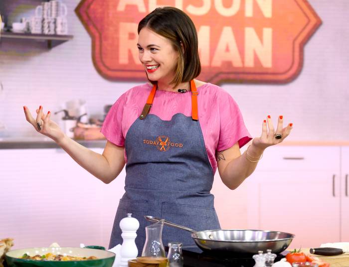 Alison Roman on Today cooking