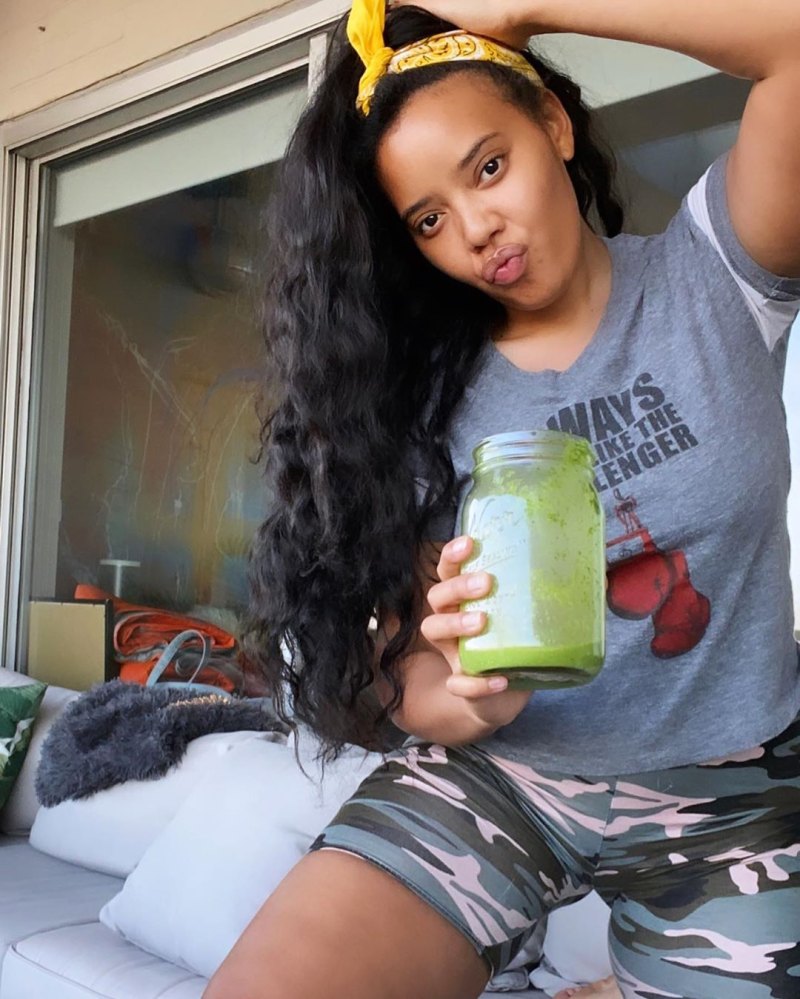 Angela Simmons cooking