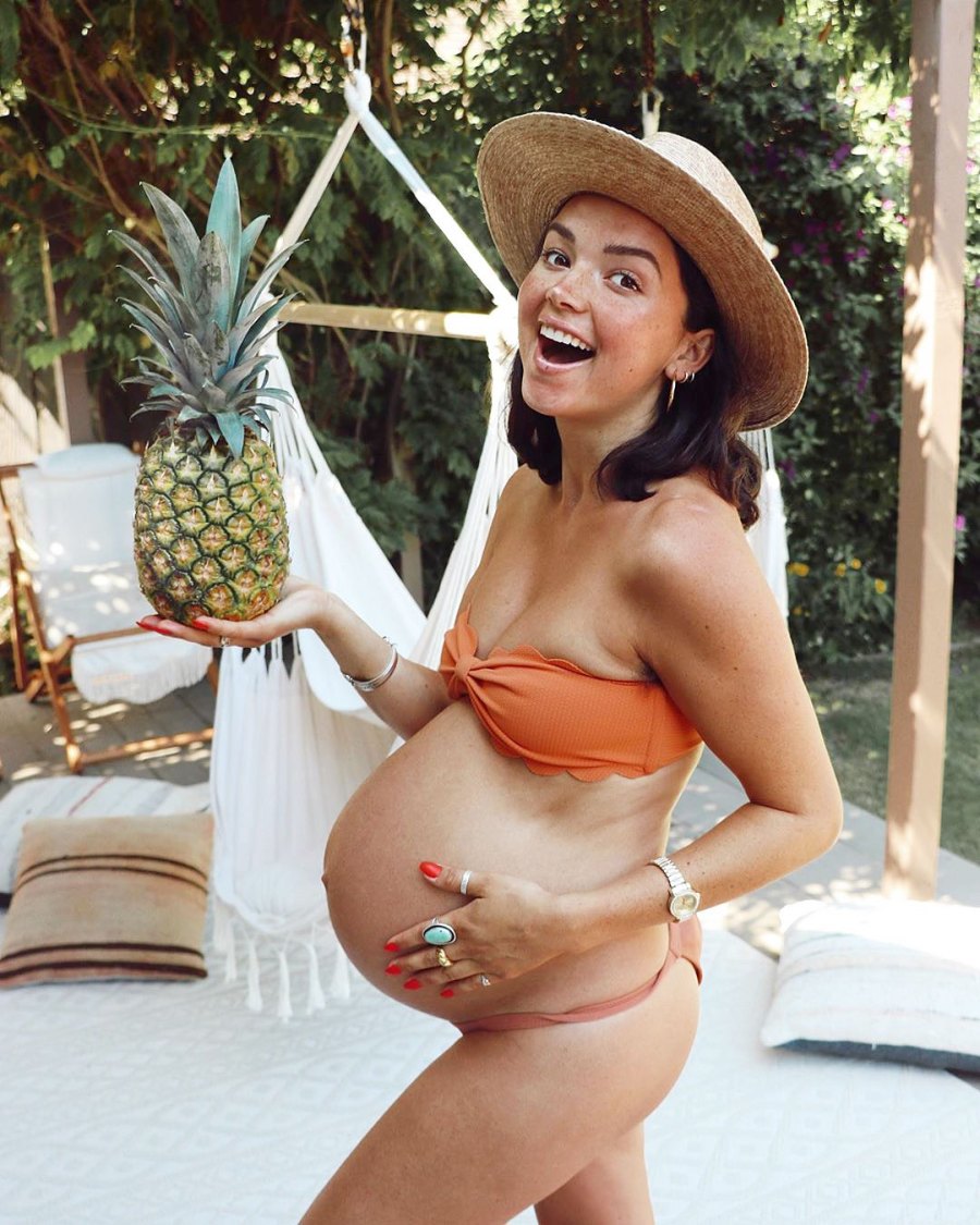 Bekah Martinez Bikini Baby Bump 35 Weeks