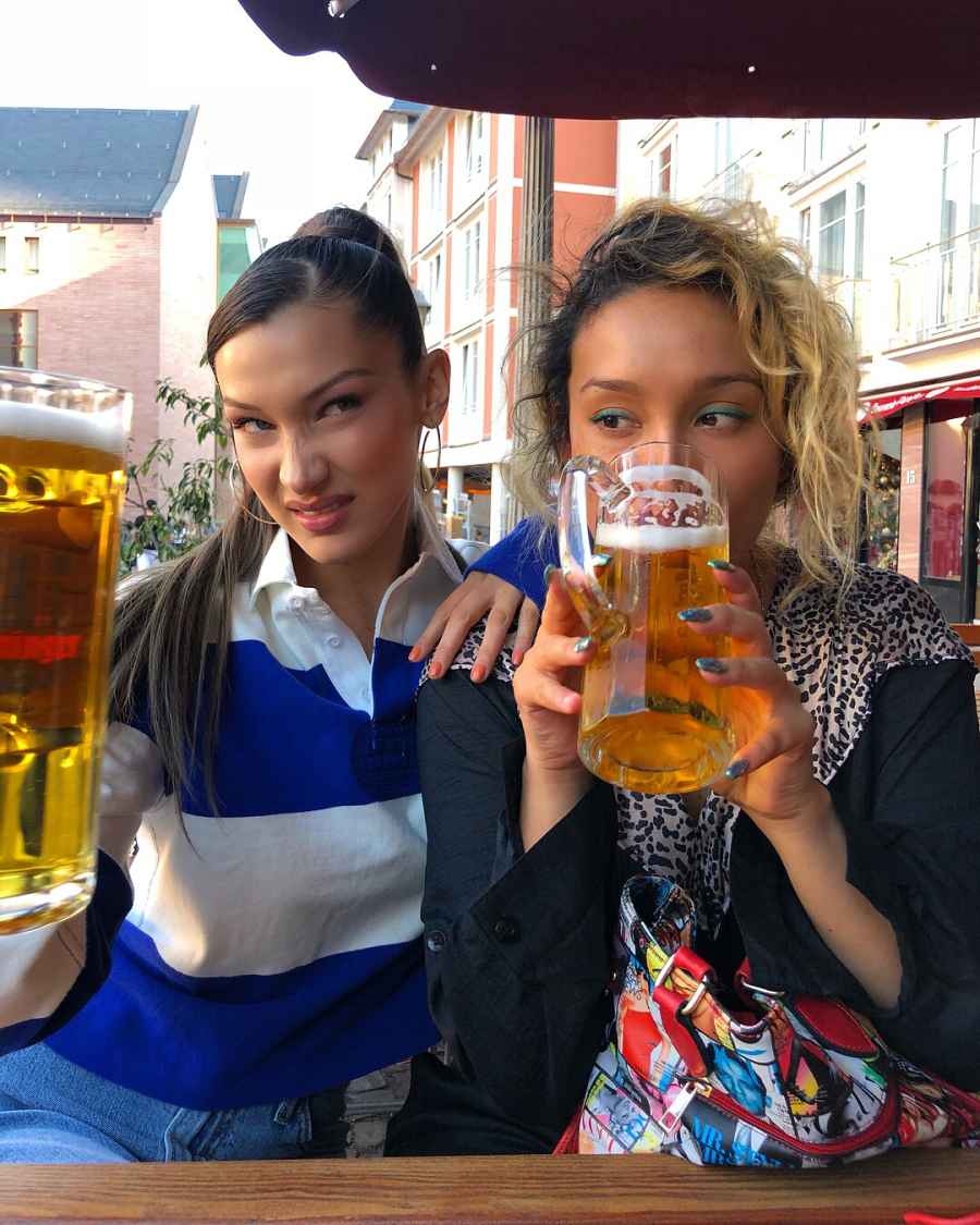 Bella Hadid beer