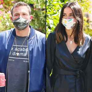 Ben Affleck and GF Ana de Armas Wear Matching Heart Necklaces