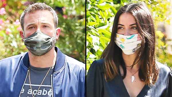 Ben Affleck and GF Ana de Armas Wear Matching Heart Necklaces