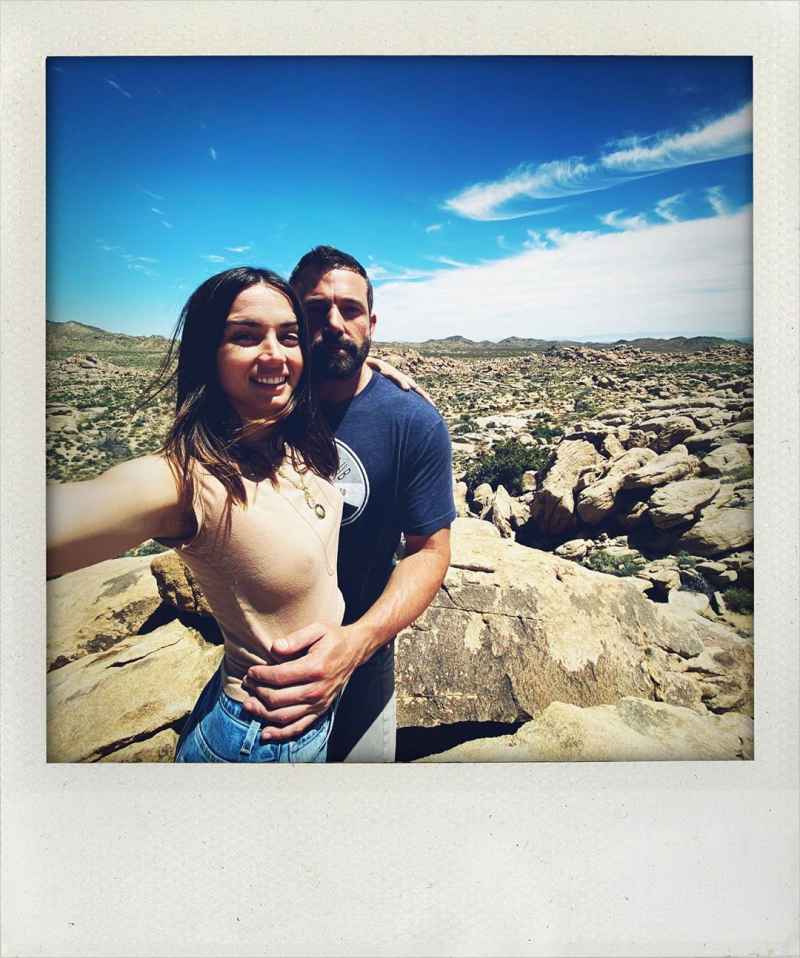 Ben Affleck and Ana de Armas Timeline Instagram Polaroid
