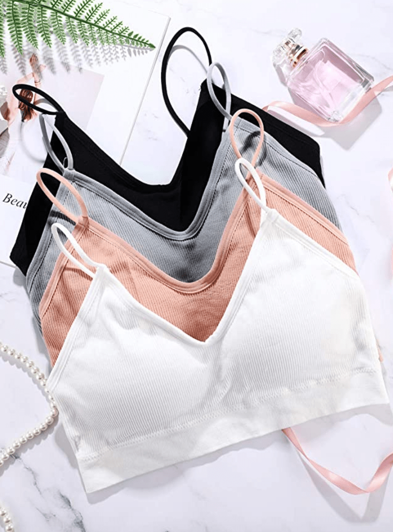 Blulu V Neck Cami Bra (Seamless Style)