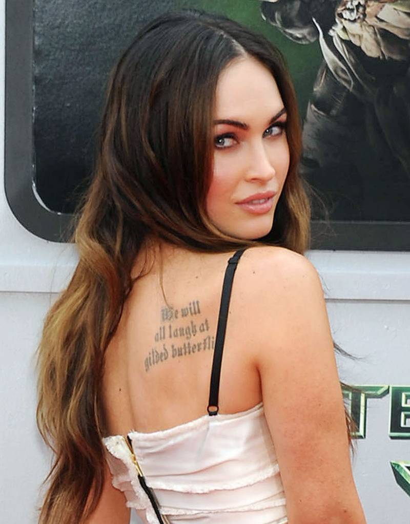 Brian Austin Green Butterfly Post Explained Megan Fox Butterfly Tattoo