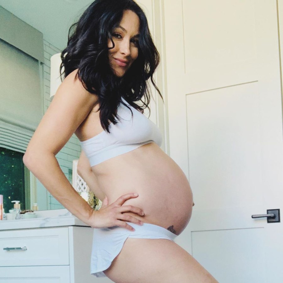 Brie Bella baby bump