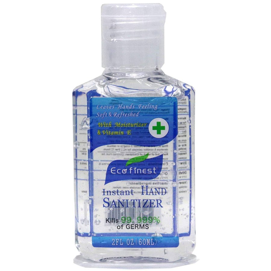 BushKlawz Eco Finest 5 Pack of 2 oz Rinse Free 75% Alcohol Instant Hand Sanitizer