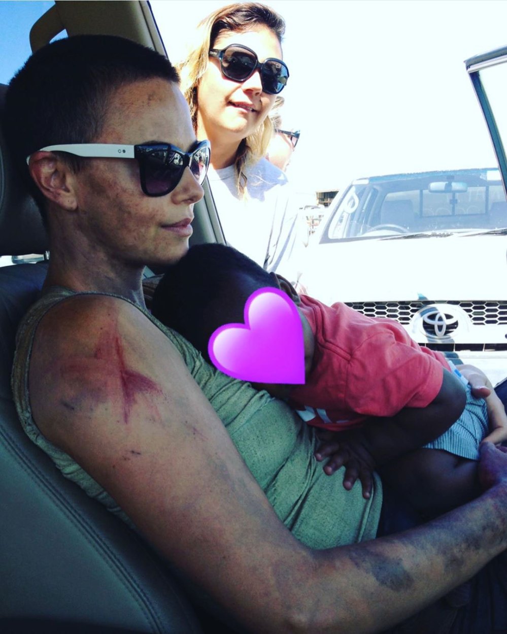 Charlize Theron Posts Rare Pic of Daughter Jackson on Mad Max
