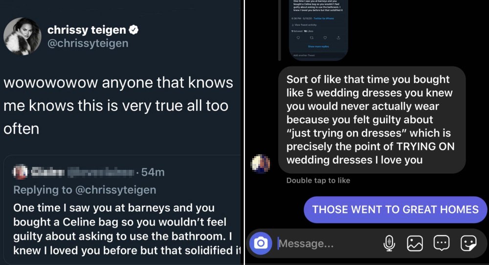 Chrissy Teigen Once Bought a Celine Bag Just to Use the Barneys Bathroom