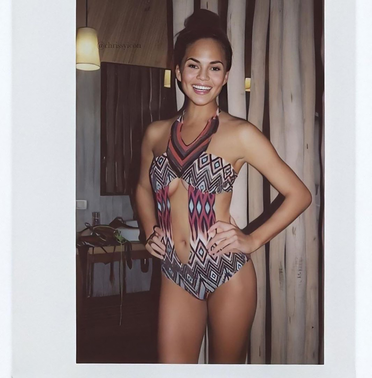 See Chrissy Teigen’s BTS Polaroids From 2013 ‘SI Swimsuit’ Fittings: Pics