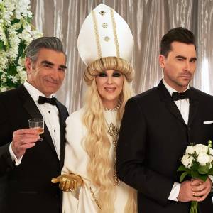Dan Levy on Moira Rose's Epic Series Finale Look on 'Schitt's Creek'