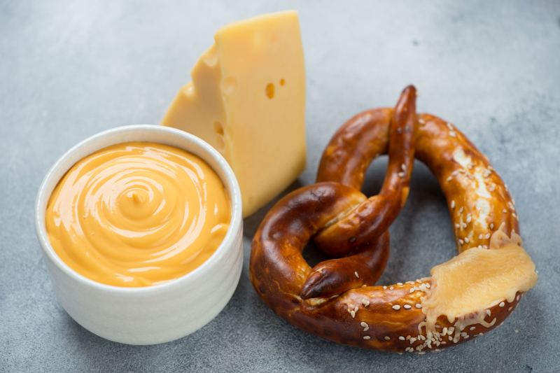 Mickey Mouse Pretzels Cheese Dip