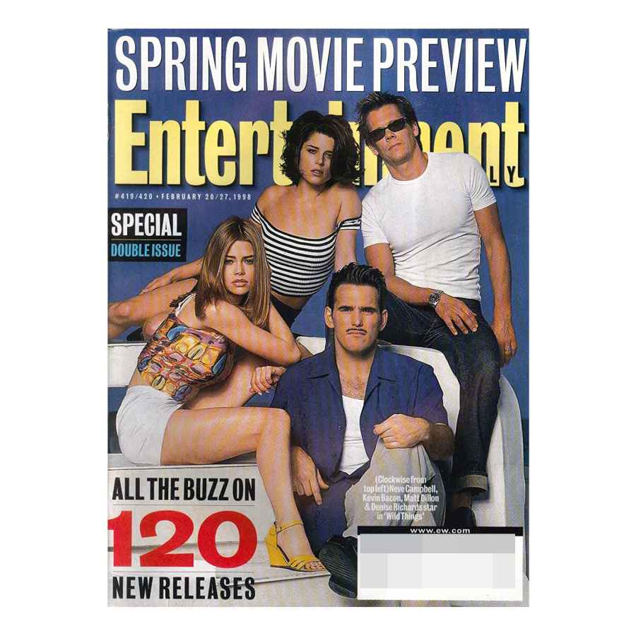 Entertainment Weekly February 1998 Denise Richards Magazine Cover