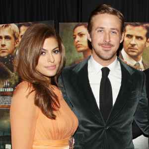 Eva Mendes Defends Husband Ryan Gosling Parenting Orange Dress