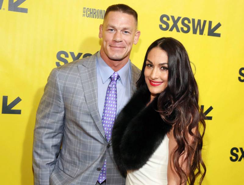 John Cena and Nikki Bella at the world premiere of Blockers Everything Nikki Bella Said About John Cena in Her New Book