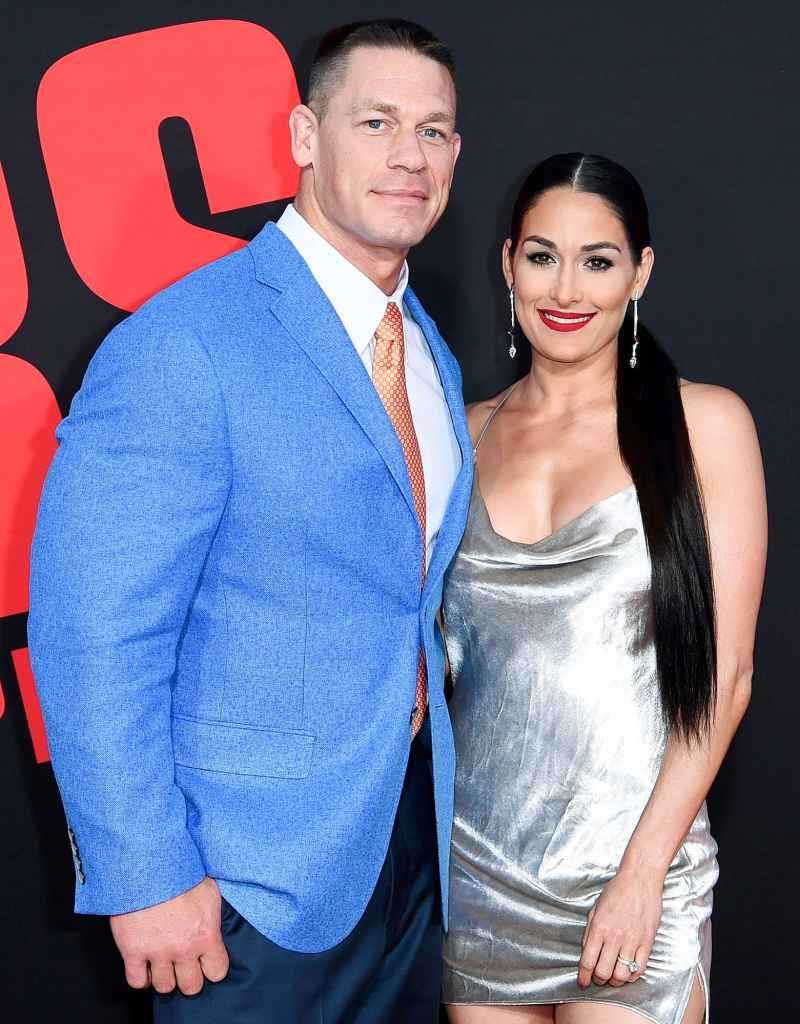 John Cena and Nikki Bella attend the LA Premiere of Blockers Everything Nikki Bella Said About John Cena in Her New Book