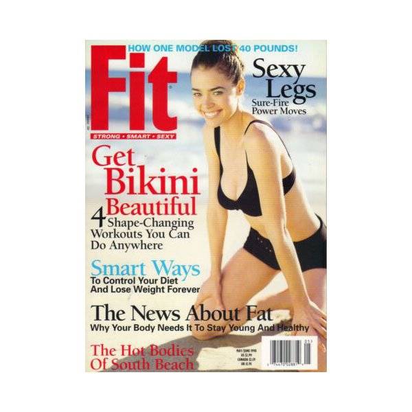 Fit May 1998 Denise Richards Magazine Cover