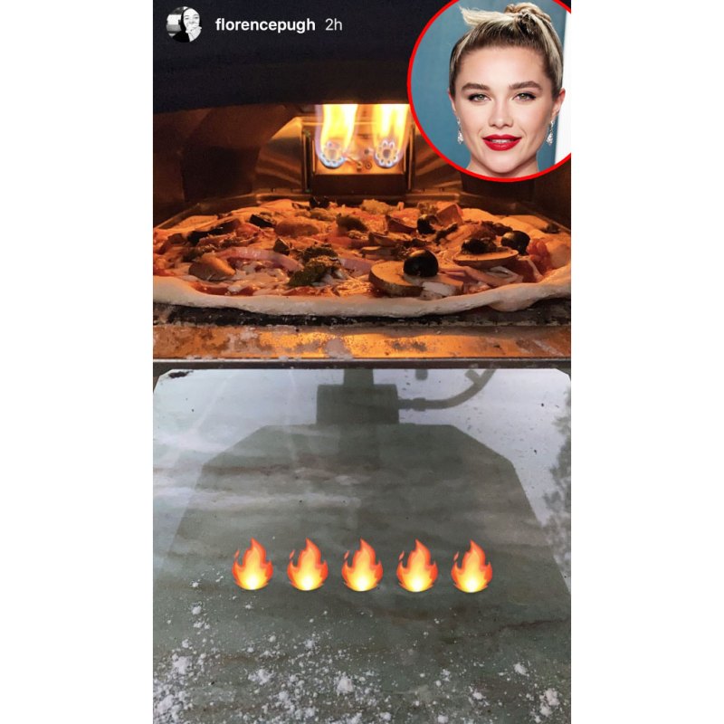 Florence Pugh Celebrities Making Pizza